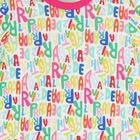 Girls White & Pink Logo T-Shirt Dress, 1, hi-res