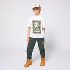 Boys White Logo T-Shirt, 1, hi-res