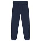Boys Navy Blue Logo Joggers, 2, hi-res