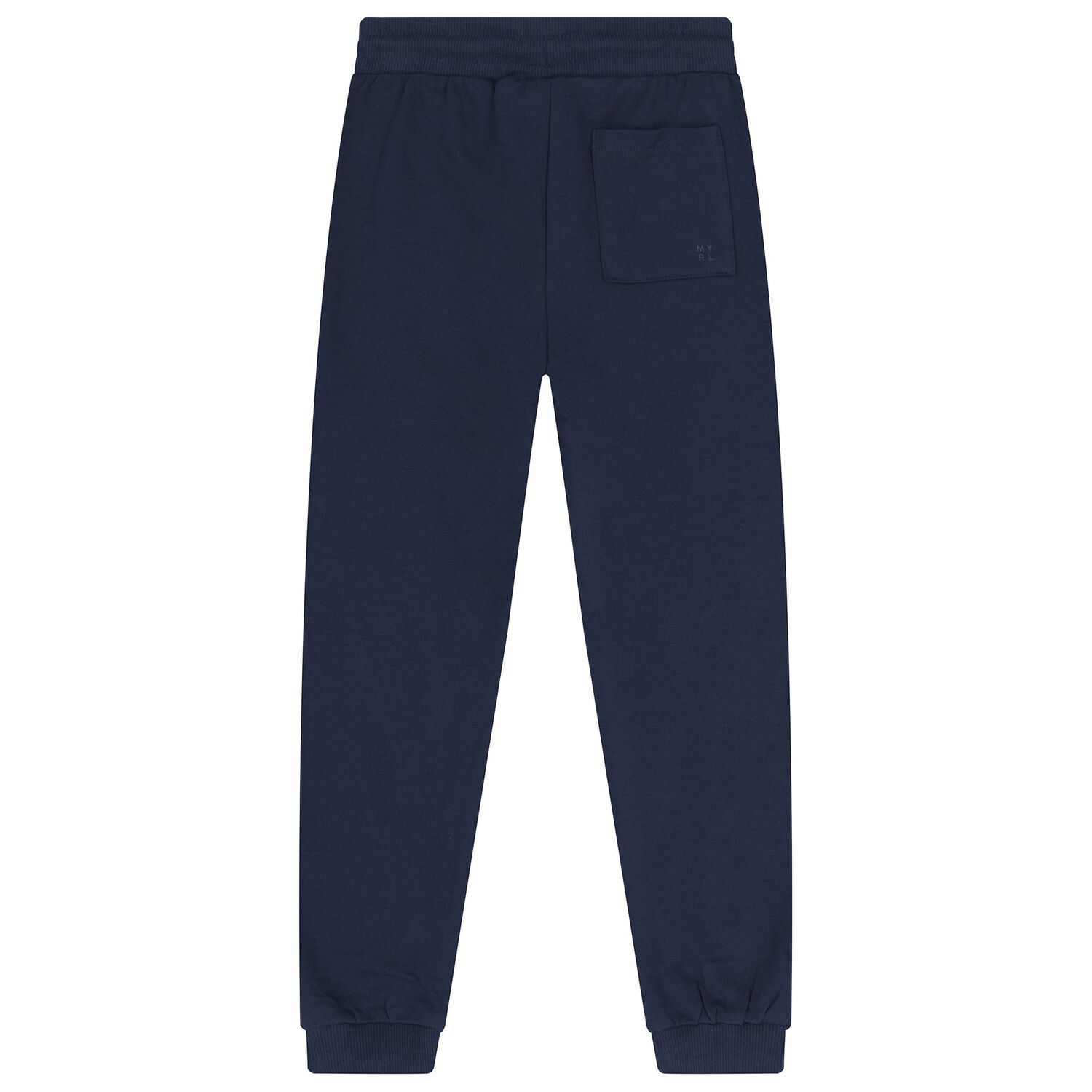 Boys Navy Blue Logo Joggers, 2, hi-res