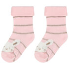 Baby Girls Pink Socks ( 4-Pack ), 1, hi-res