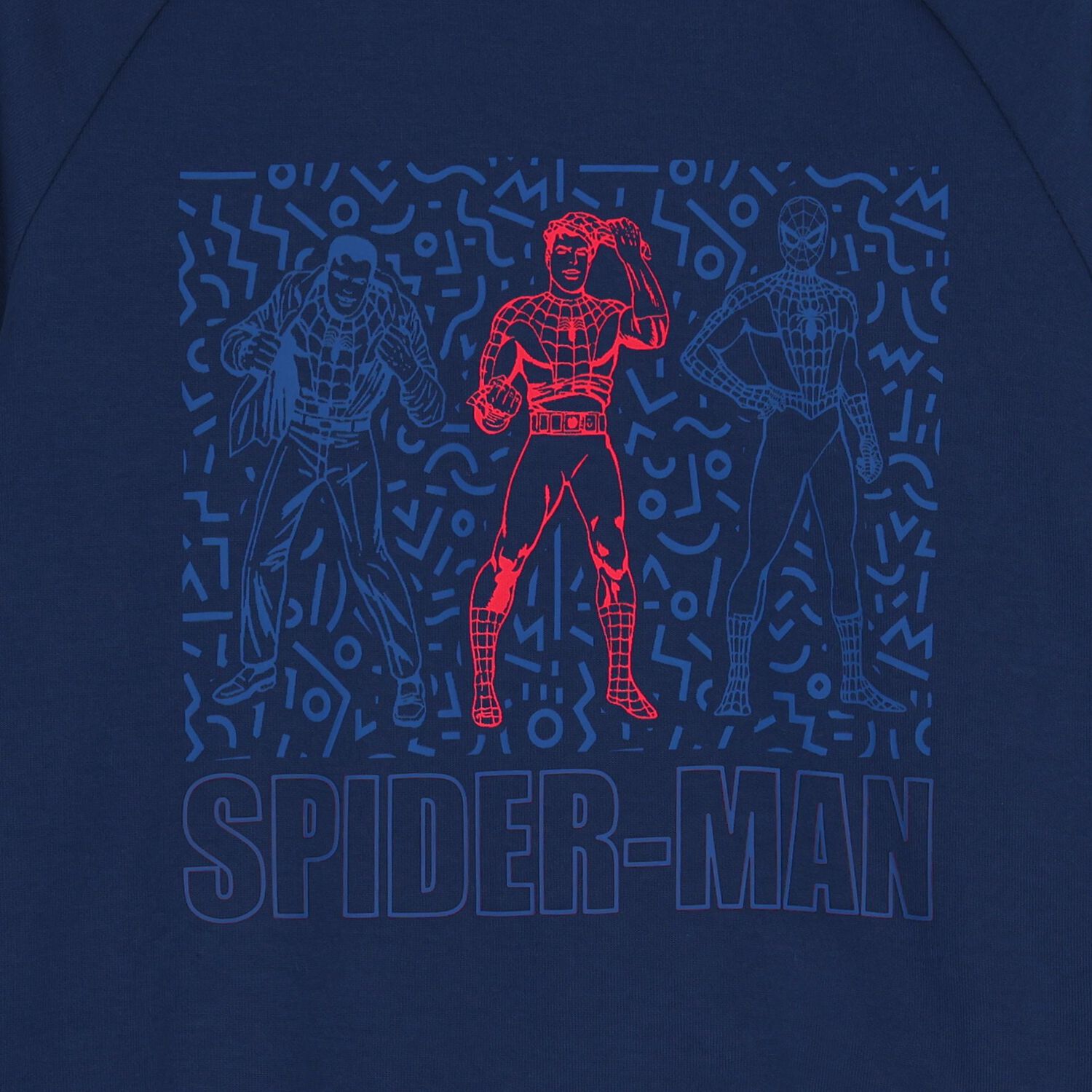 Boys Navy Blue Marvel Tracksuit, 1, hi-res