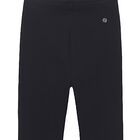 Girls Black Logo Leggings, 1, hi-res