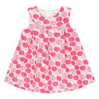 Baby Girls White & Pink Apple Dress Set, 1, hi-res