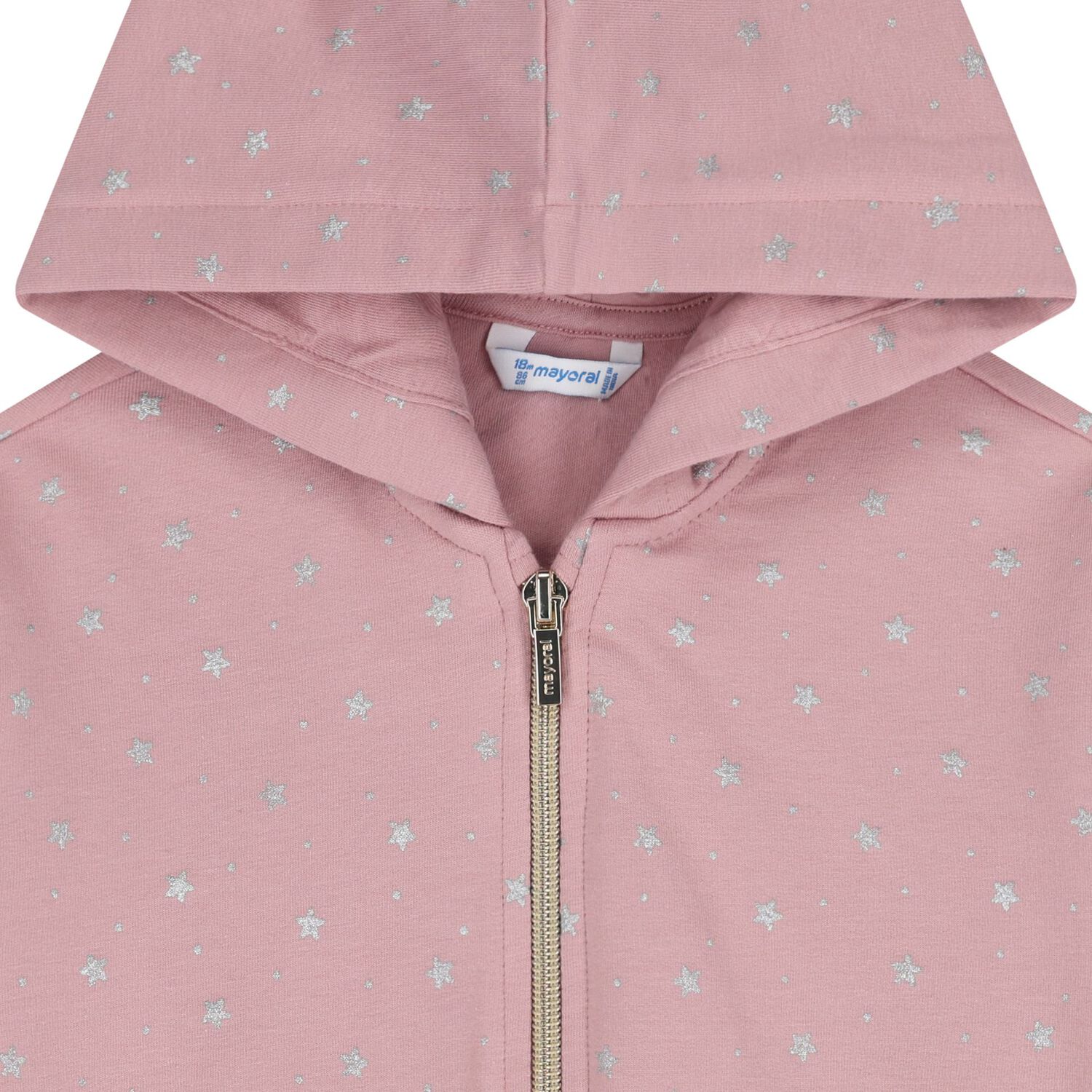 Younger Girls Ivory & Pink Cat 3 Piece Tracksuit, 2, hi-res