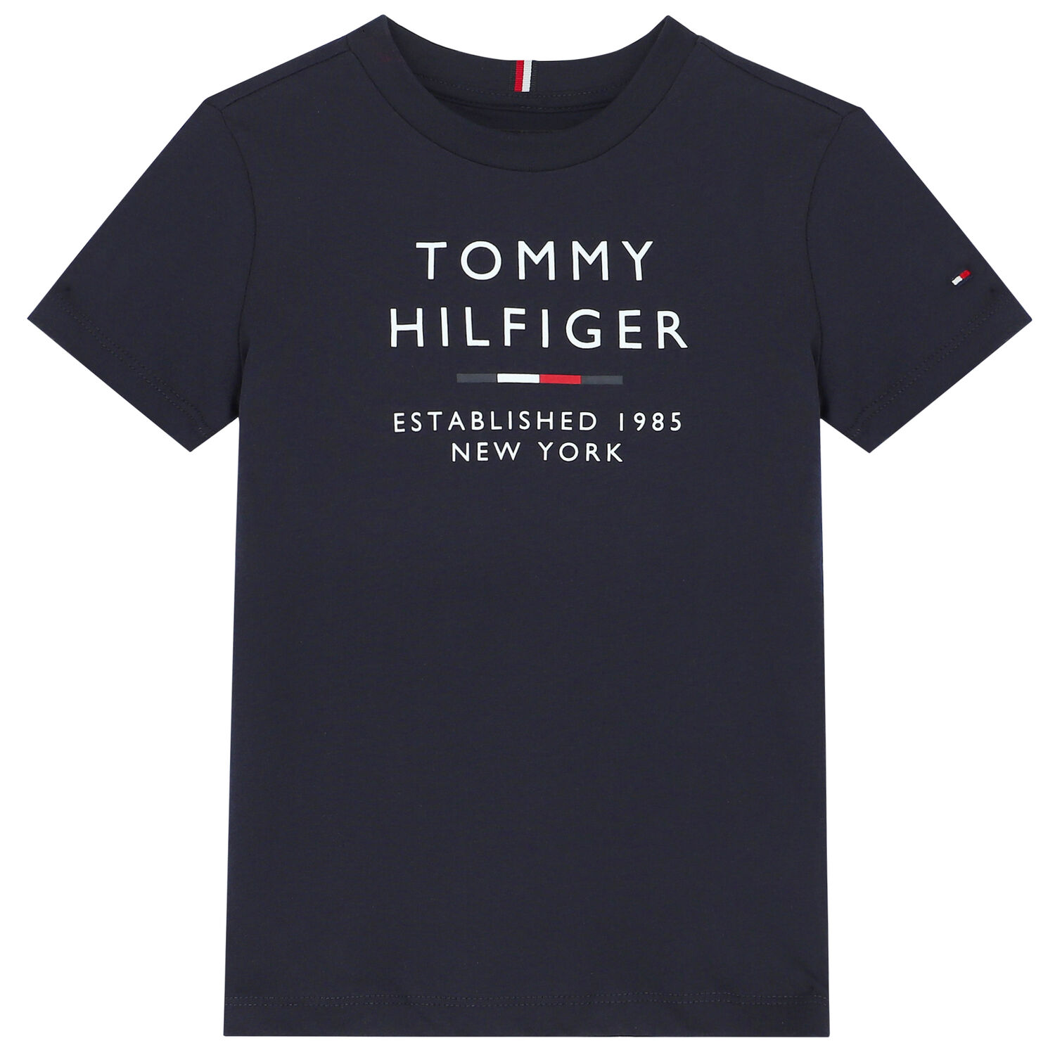 Boys Navy Logo T-Shirt, 4, hi-res