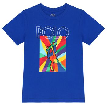 Boys Blue Logo T-Shirt