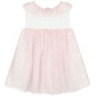 Baby Girls Pink Floral Bow Dress Set, 1, hi-res