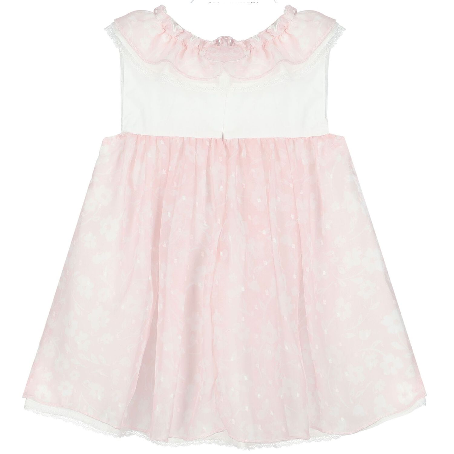 Baby Girls Pink Floral Bow Dress Set, 1, hi-res