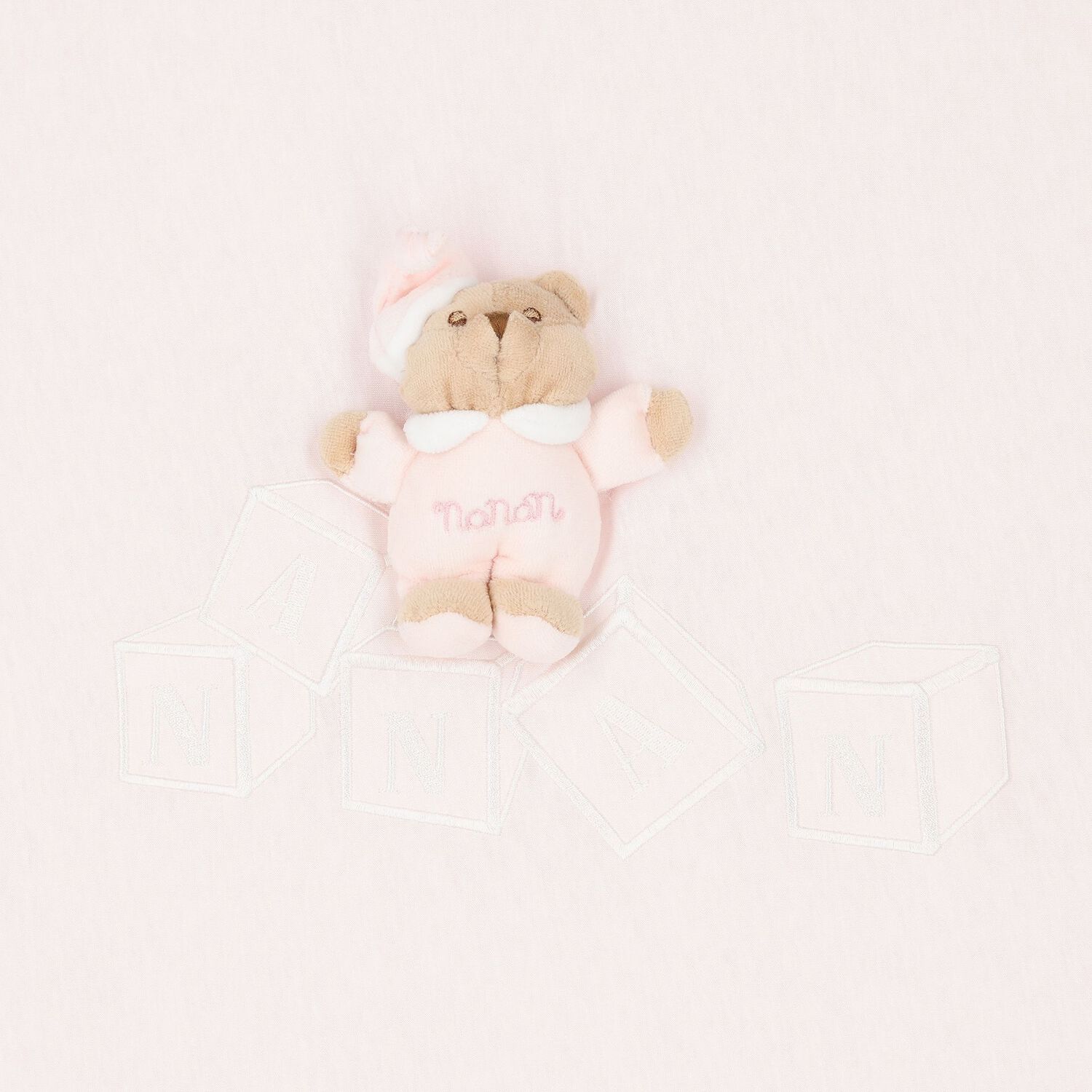 Baby Girls Pink Teddy Bear Blanket, 2, hi-res image number null