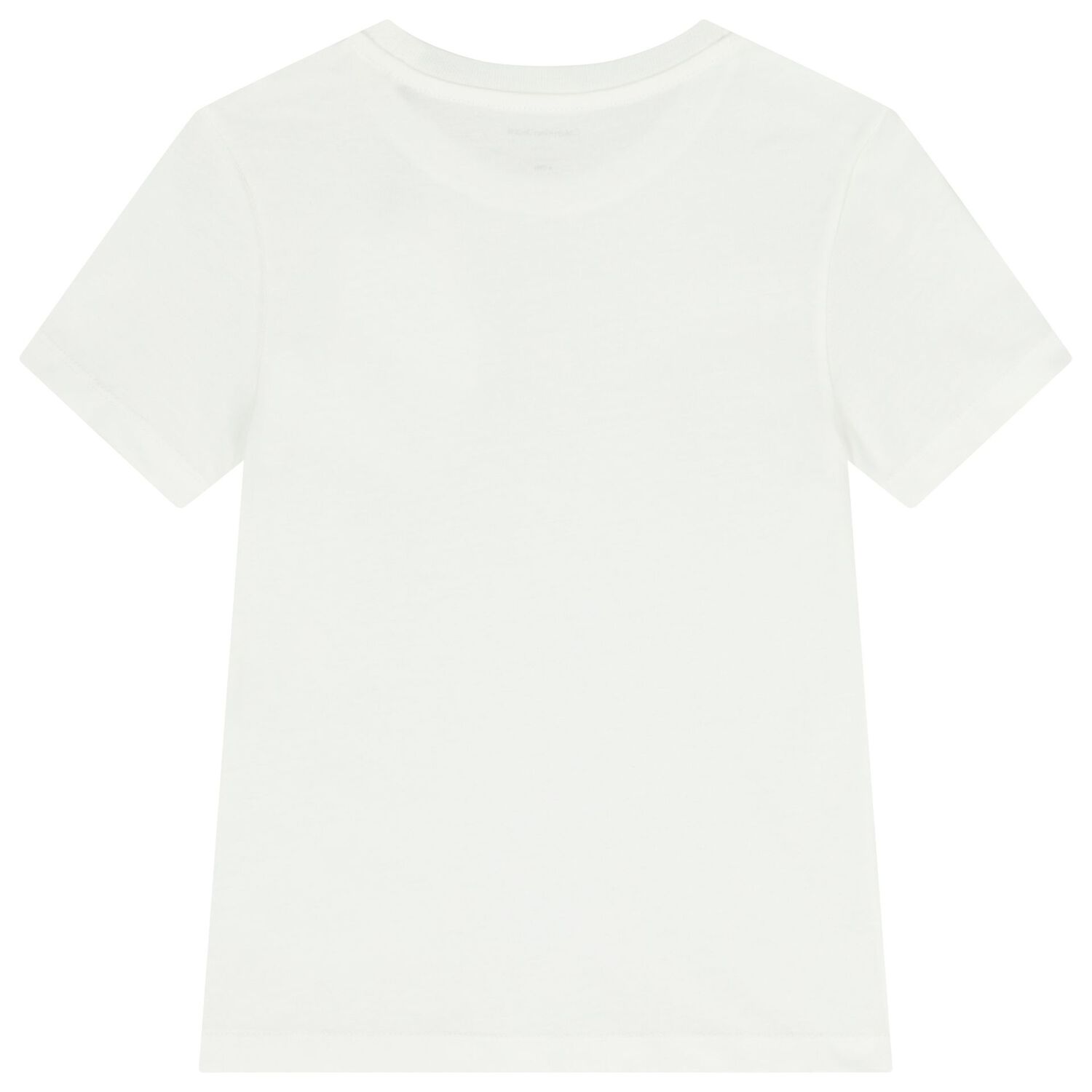 Boys White Logo T-Shirt, 3, hi-res