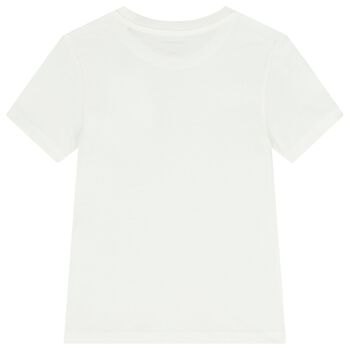 Boys White Logo T-Shirt