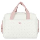 Ivory & Pink Stars Baby Changing Bag, 2, hi-res