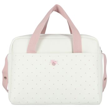 Ivory & Pink Stars Baby Changing Bag
