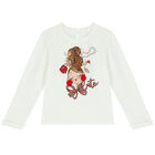 Girls Ivory Long Sleeve Top&Acirc;&nbsp;, 2, hi-res