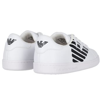 White Logo Trainers