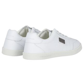 White Logo Trainers
