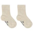 Baby Boys Green, Navy Blue & Ivory Socks (3 Pack), 1, hi-res