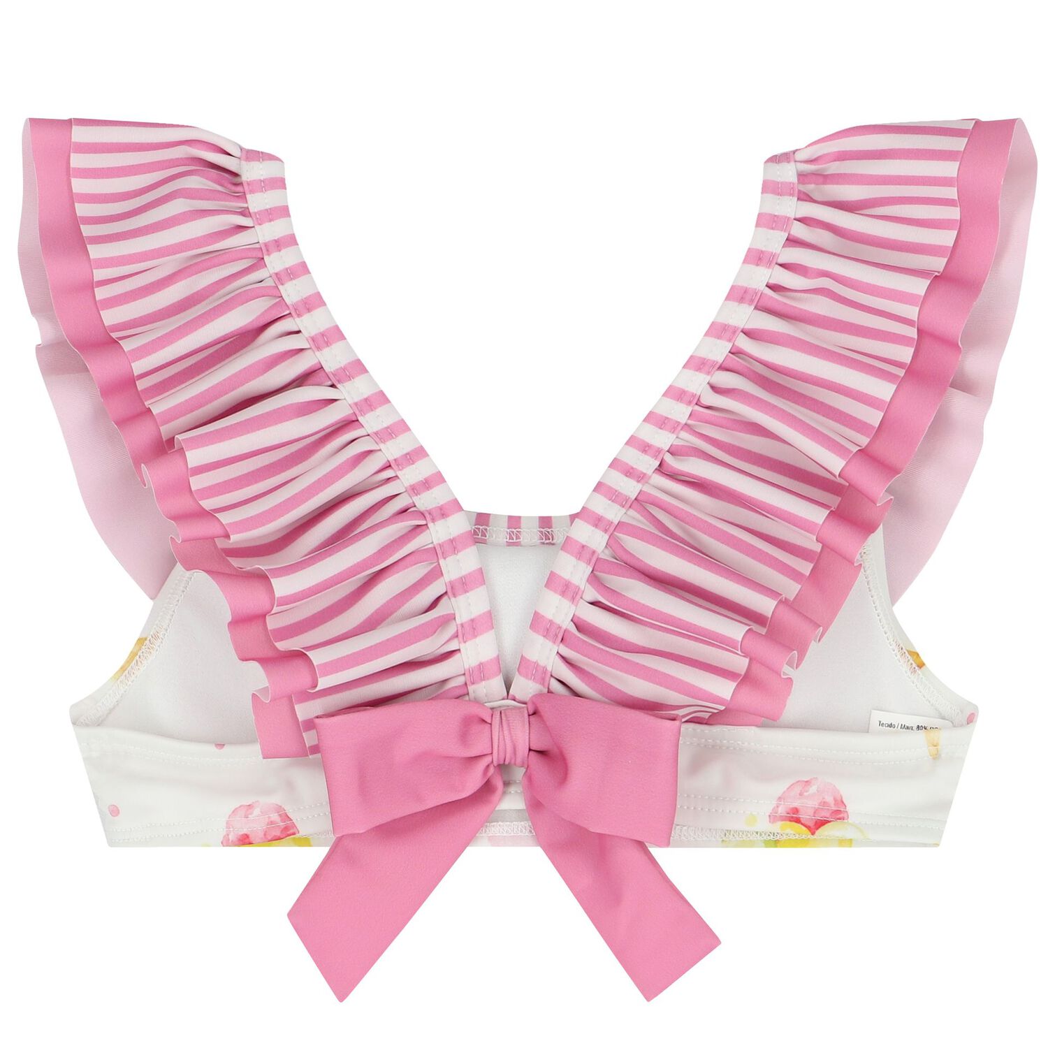 Girls White Ice Creams Bikini, 1, hi-res