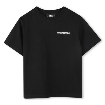 Boys Black Logo T-Shirt