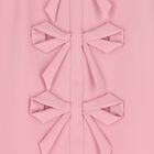 Girls Pink Bow Dress, 2, hi-res
