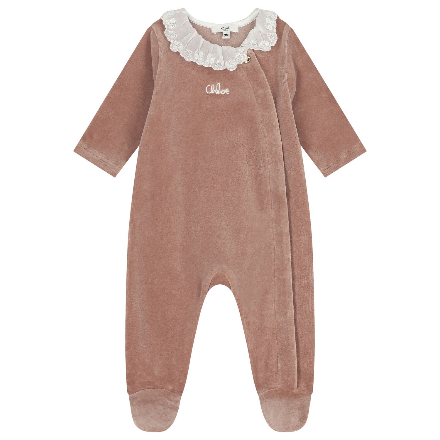 Baby Girls Ivory & Brown Babygrow Gift Set, 1, hi-res