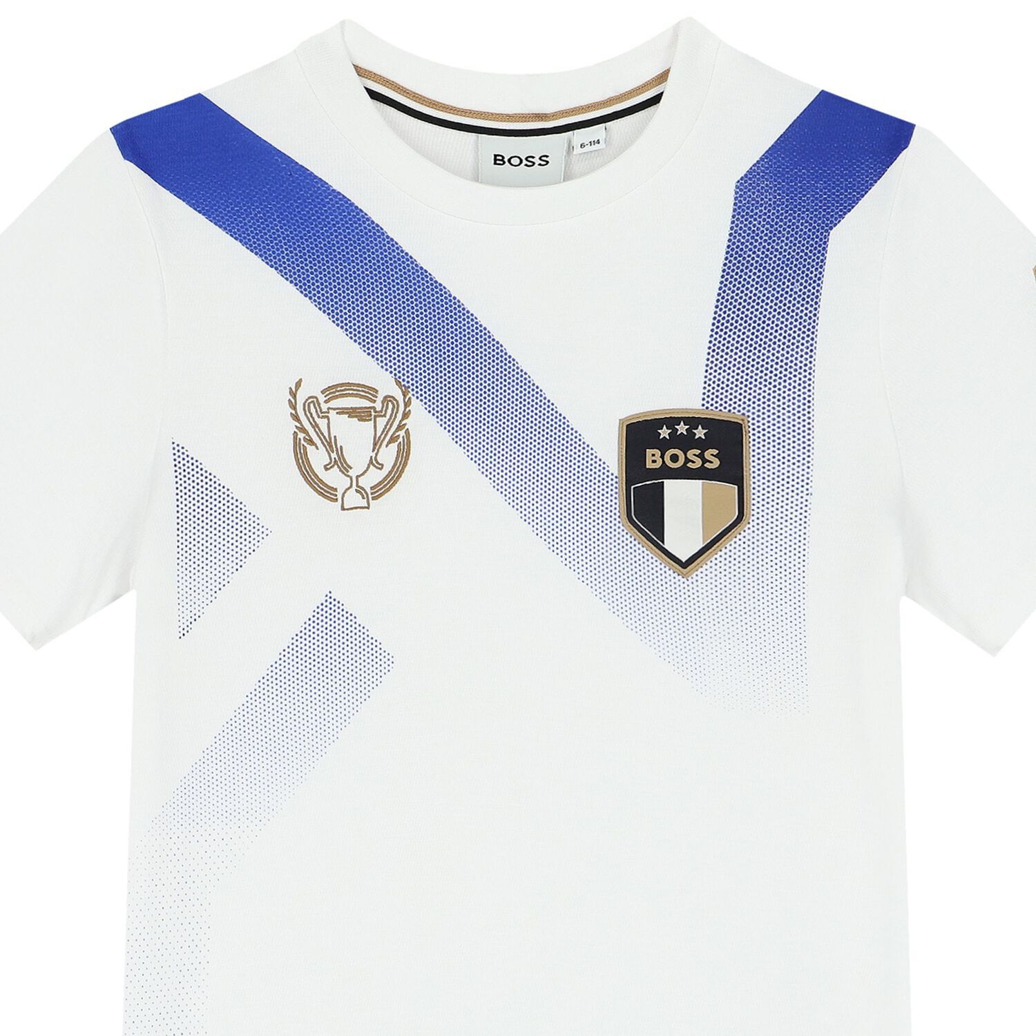 Boys White Logo T-Shirt, 1, hi-res image number null