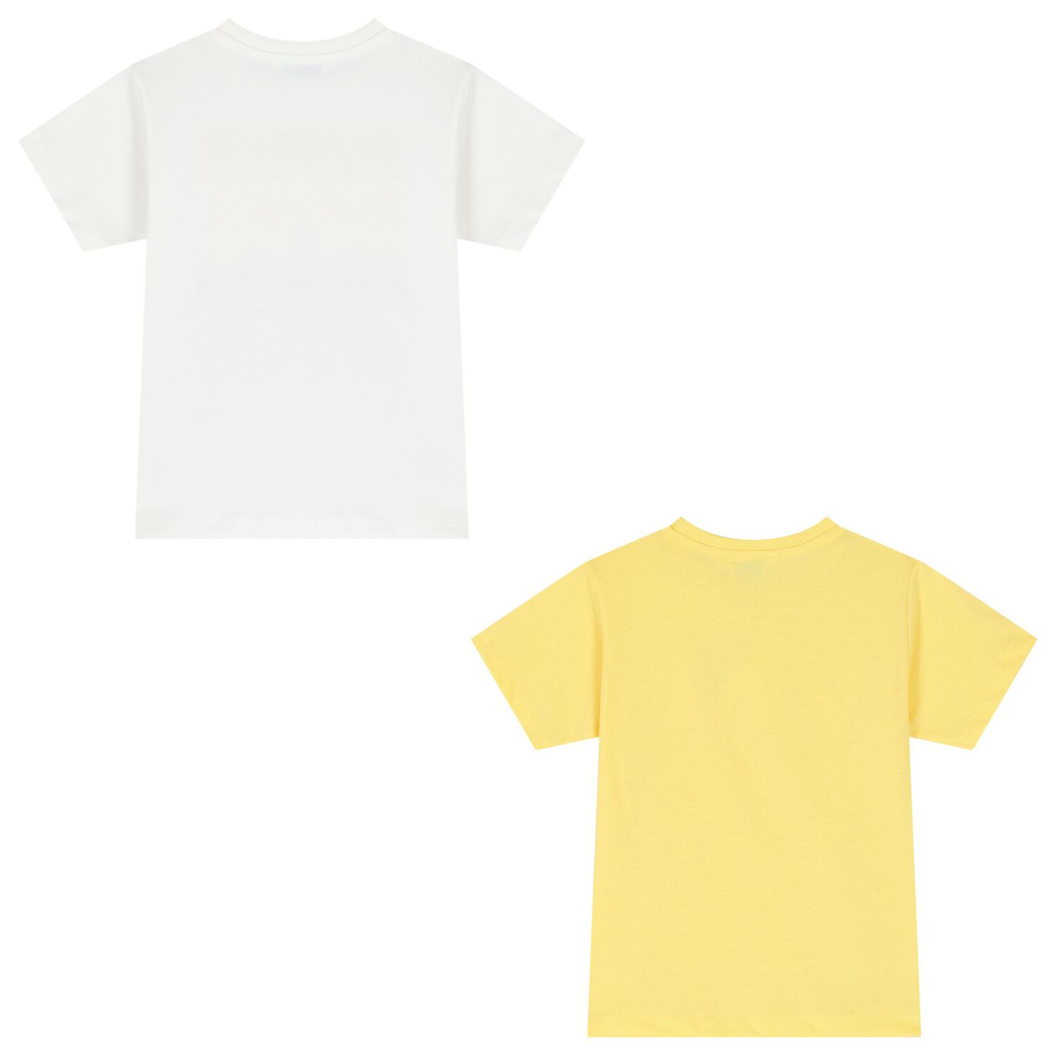 Boys White & Yellow T-Shirts ( 2-Pack ), 2, hi-res image number null