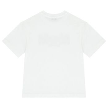 Boys White Logo T-Shirt