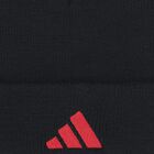 Black & Red Logo Beanie Hat, 1, hi-res