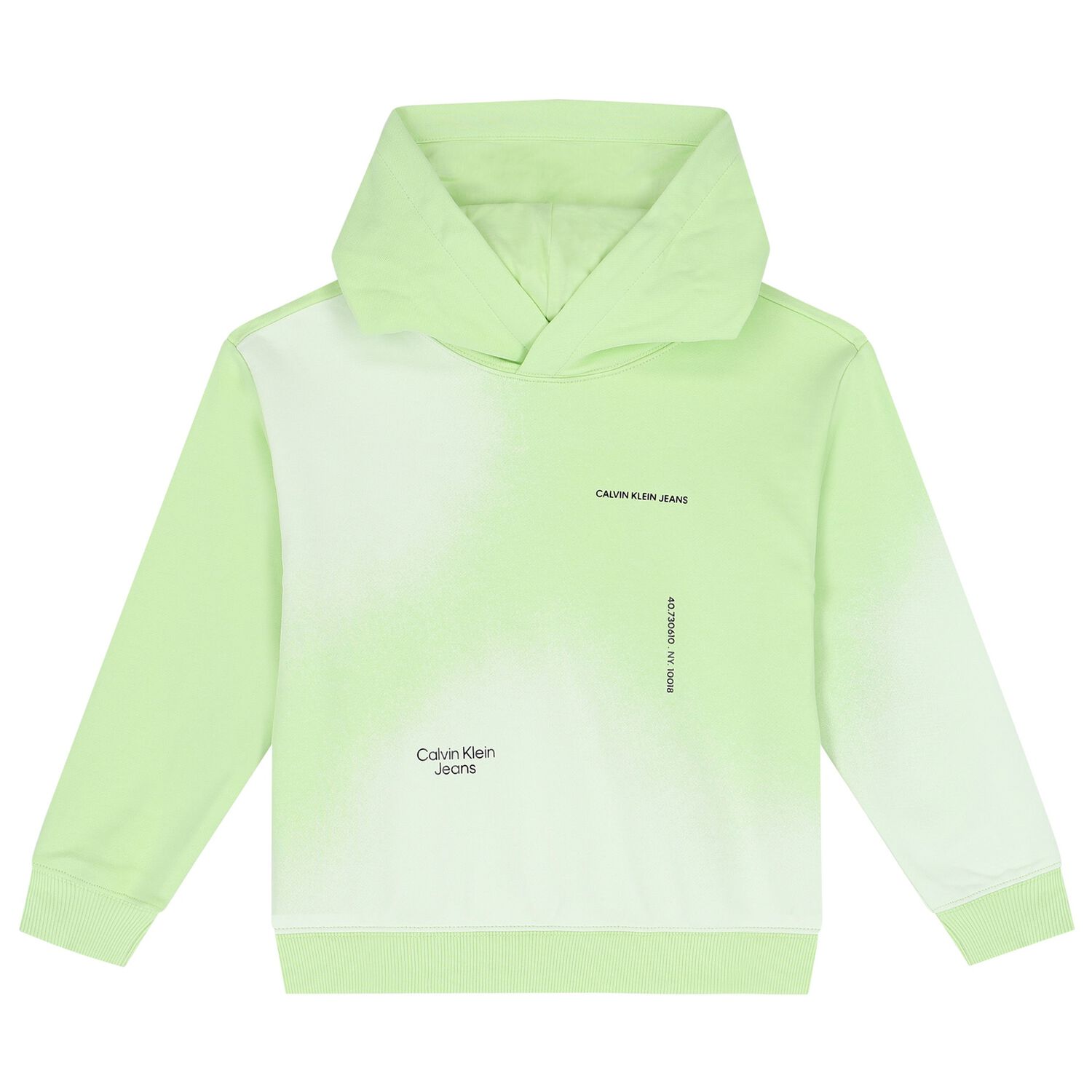 Boys Green Logo Hooded Top, 1, hi-res image number null
