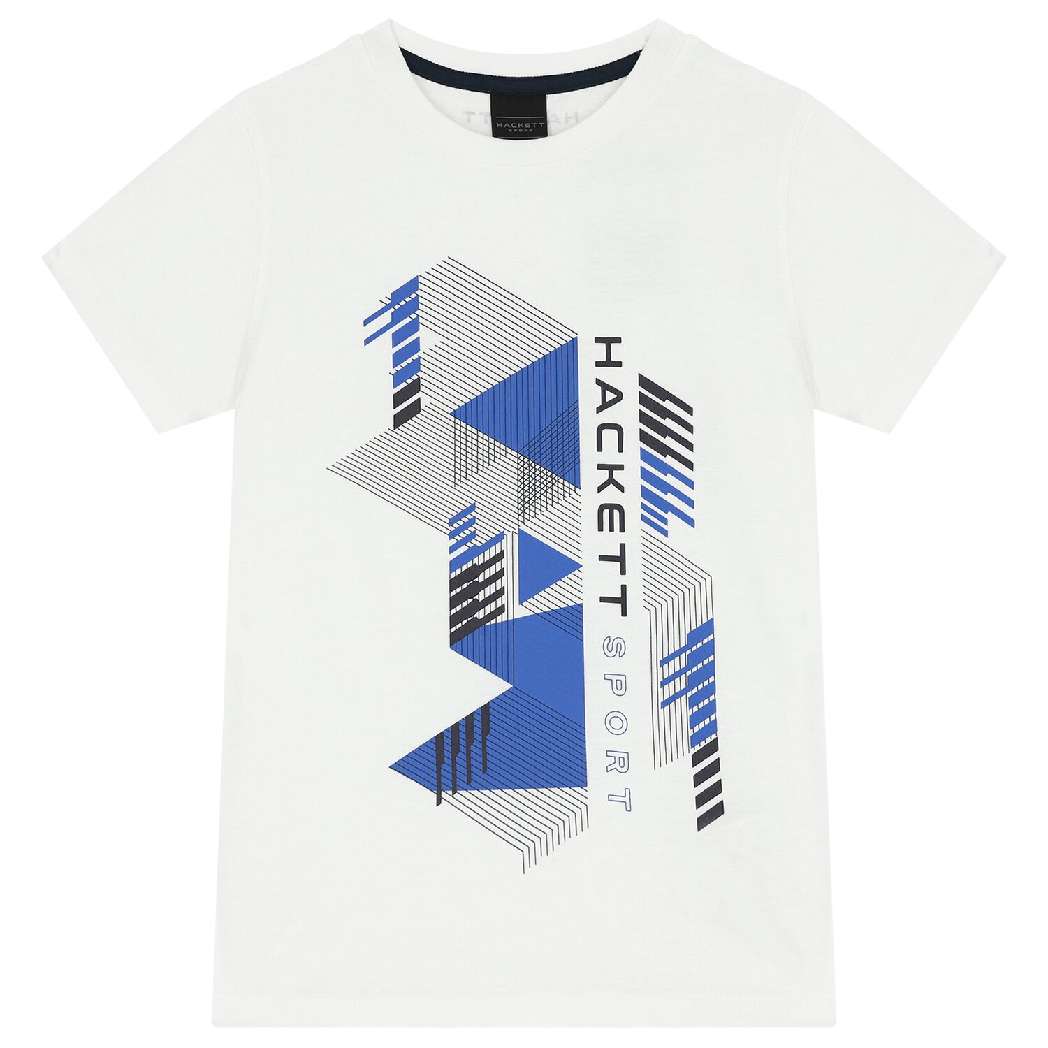 Boys White Logo T-Shirt, 2, hi-res image number null