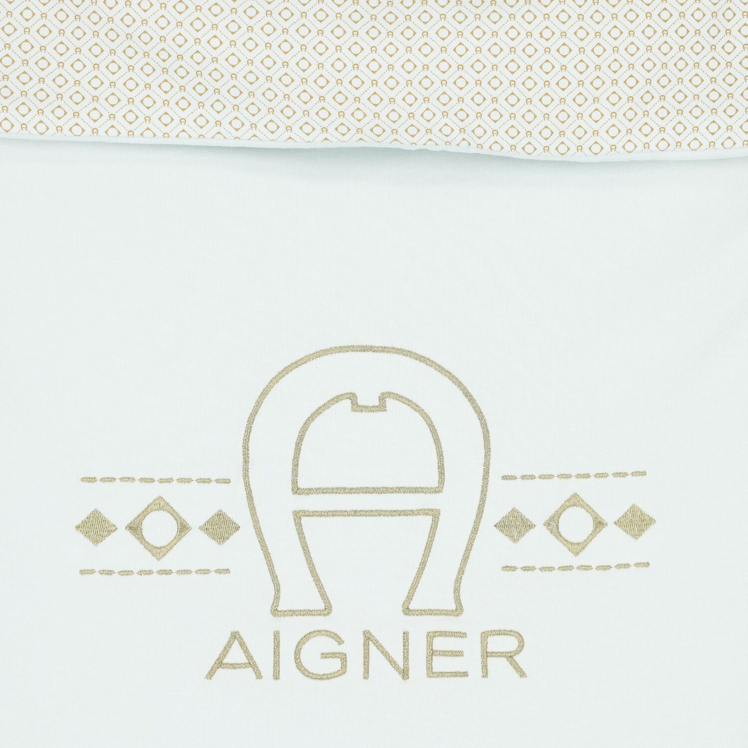 Baby Boys Blue & Gold Logo Nest, 2, hi-res