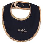 Baby Boys Navy Blue & Beige Geo Map Babygrow Gift Set, 2, hi-res