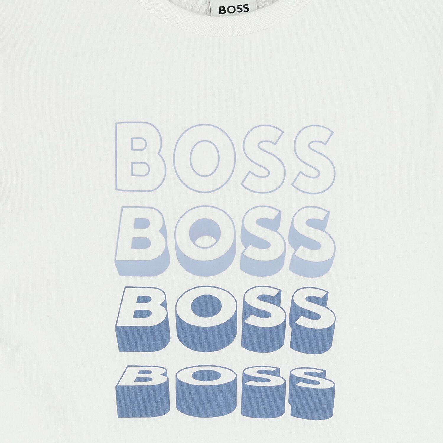 Boys White Logo T-Shirt, 1, hi-res