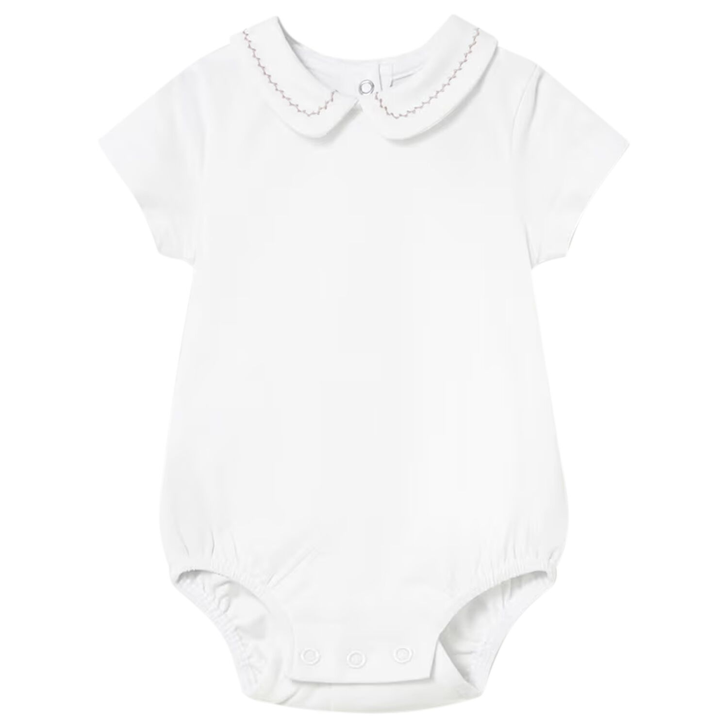 White Baby Bodysuit, 1, hi-res