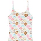 Girls White Donut Swimsuit, 1, hi-res