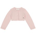 Baby Girls Pink Bolero Cardigan, 3, hi-res