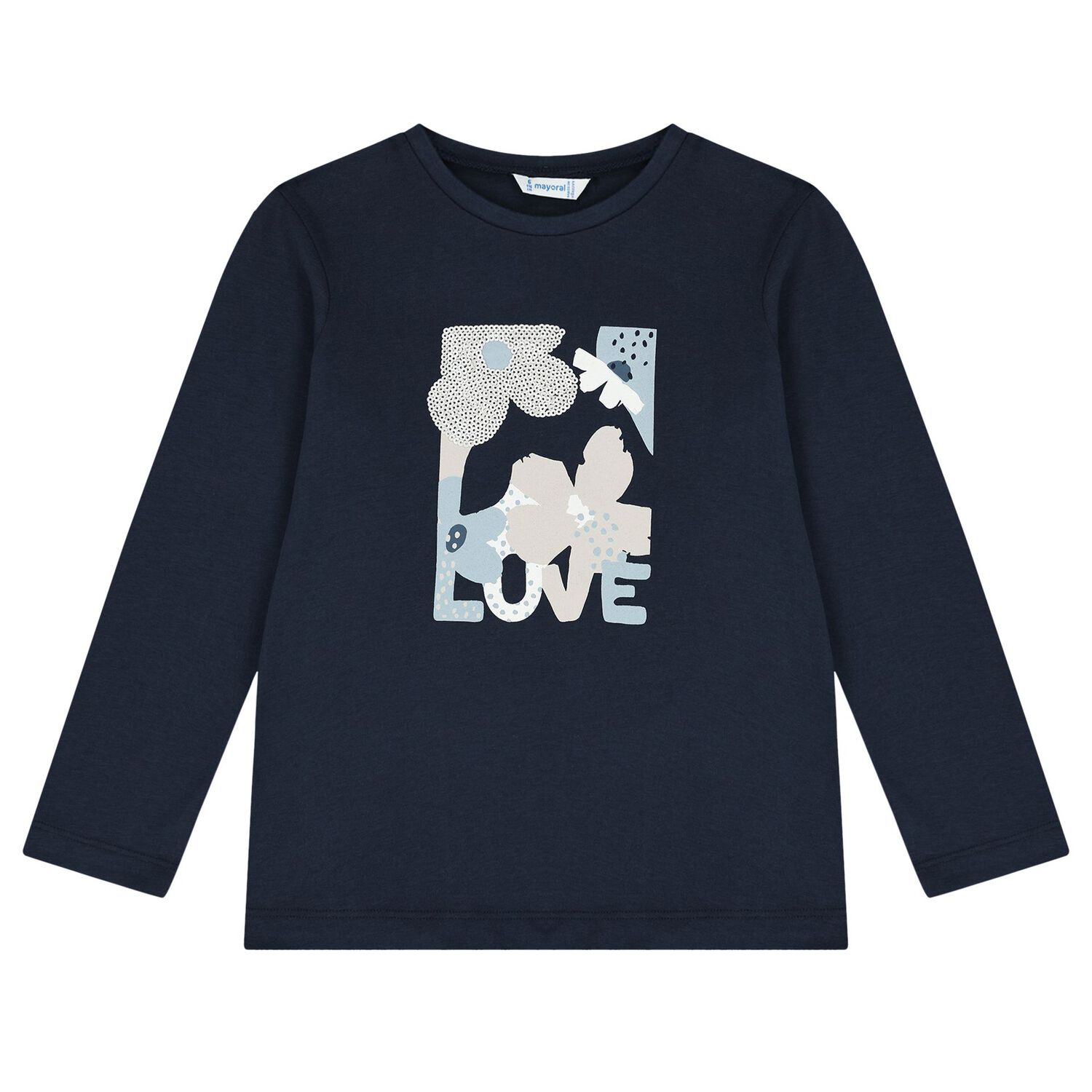 Girls Navy Blue Leggings Set, 1, hi-res image number null