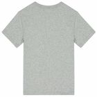 Older Boys Grey Logo T-Shirt, 3, hi-res