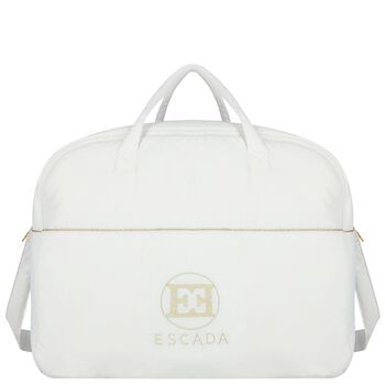 Baby Girls White Logo Changing Bag