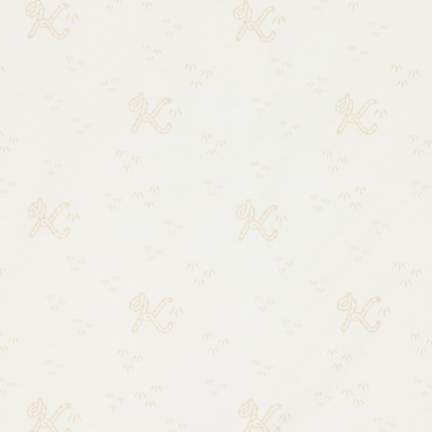 Ivory & Beige Tiger Logo Baby Blanket, 1, hi-res