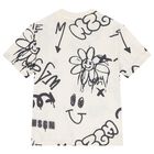 Boys Ivory Logo T-Shirt, 2, hi-res