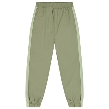Boys Green Joggers