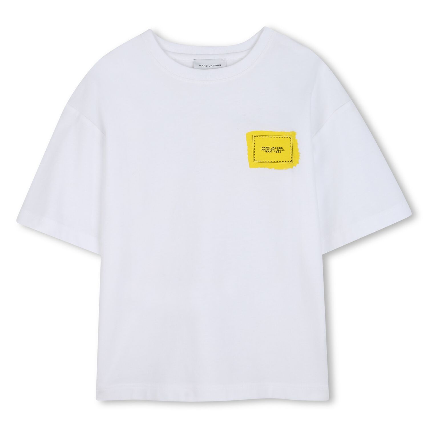 Boys White Logo T-Shirt, 1, hi-res