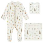 Ivory Cake Babygrow Gift Set, 1, hi-res
