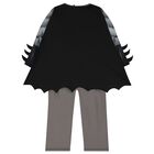 Boys Black & Grey Batman Costume, 1, hi-res