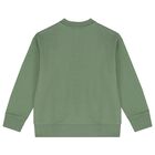 Boys Green Logo Sweatshirt, 1, hi-res