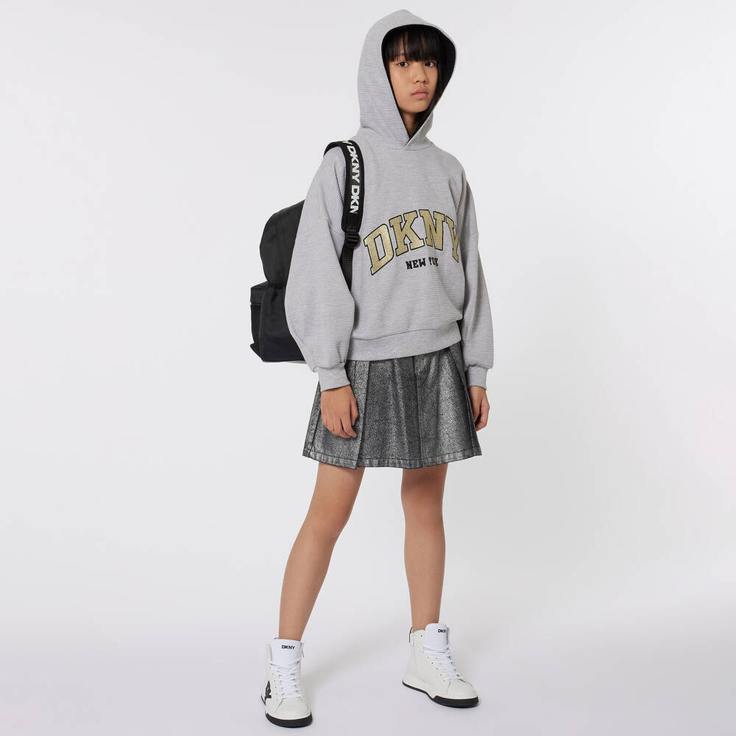 Black Logo Backpack, 1, hi-res image number null