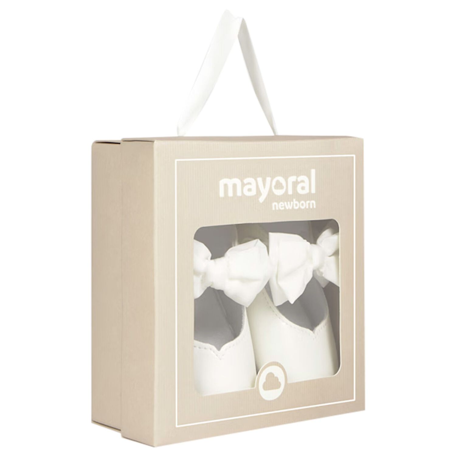 Baby Girls Ivory Bow Pre Walker Shoes, 5, hi-res